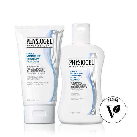 Physiogel Daily Moisture Therapy Facial Cream & Facial Cleanser Set